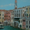 Campanile Sur Le Grand Canal, Venise - 116x81cm